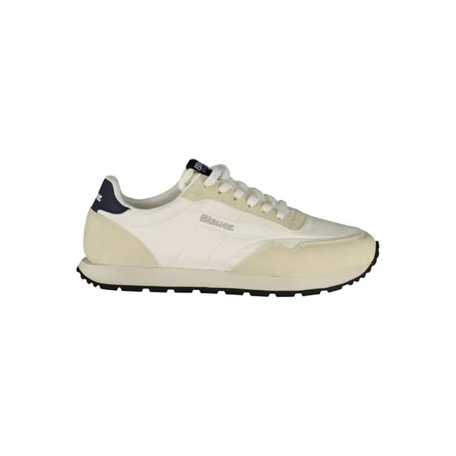 Bianco Polyester Men's Sneaker