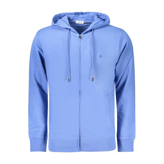 Blue Cotton Men's Sweatshirt