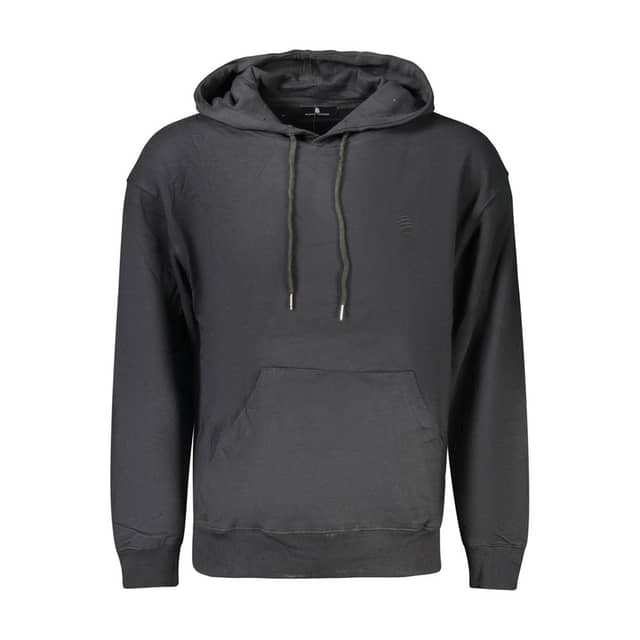 Black Cotton Men's Sweatshirt