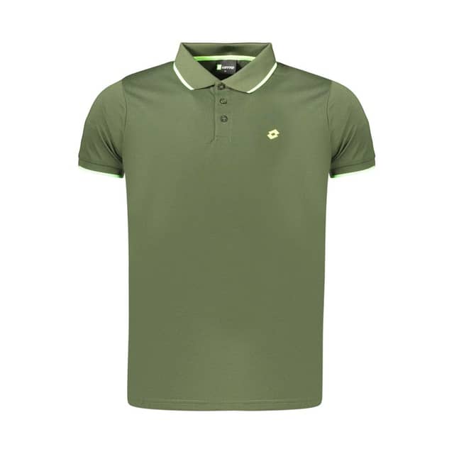 Green Polyester Men's Polo Shirt