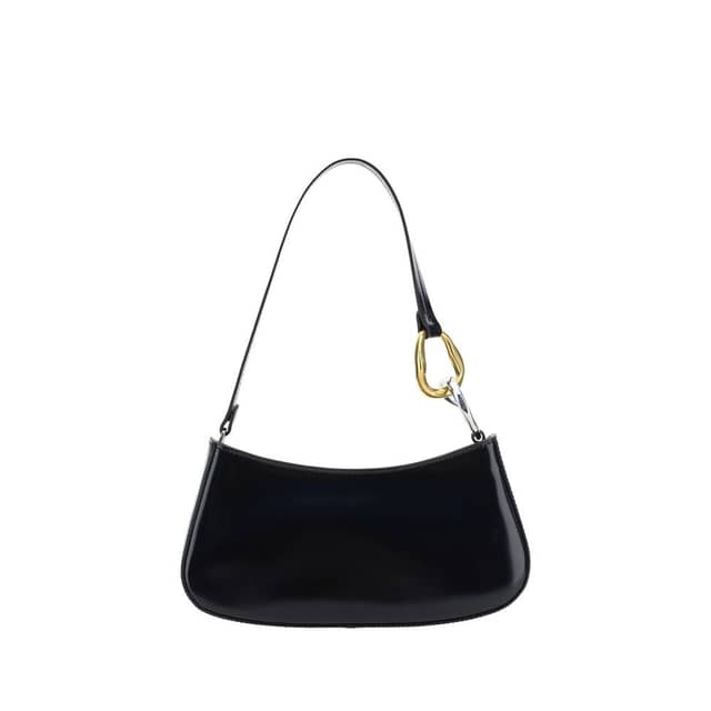 Black Calf Leather Bos Taurus Shoulder Bag