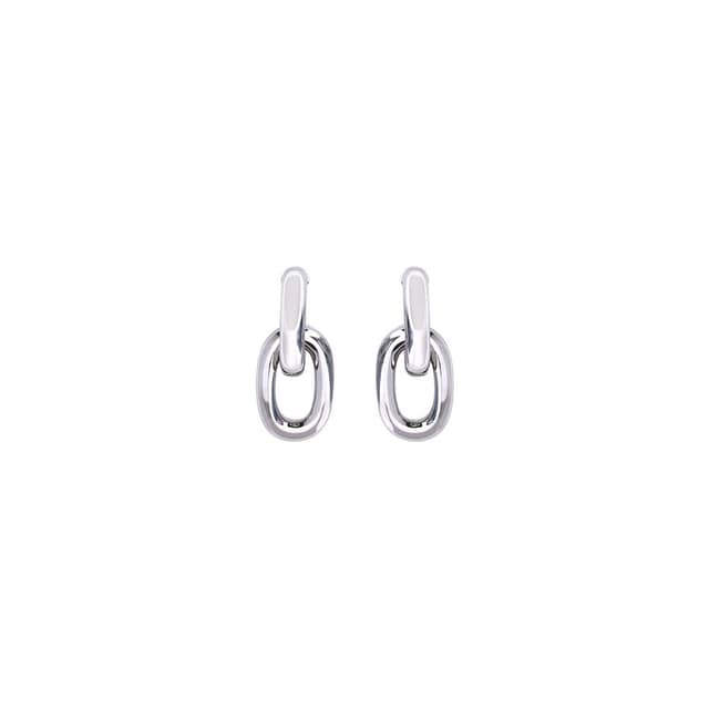 Silver Resin Earrings