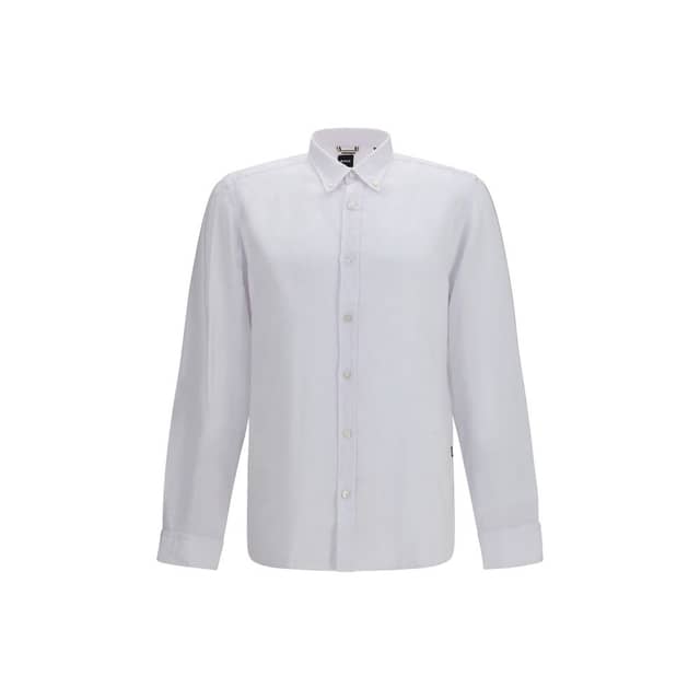 White Linen Dress Shirt