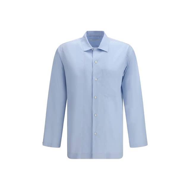 Blue Silk Shirt
