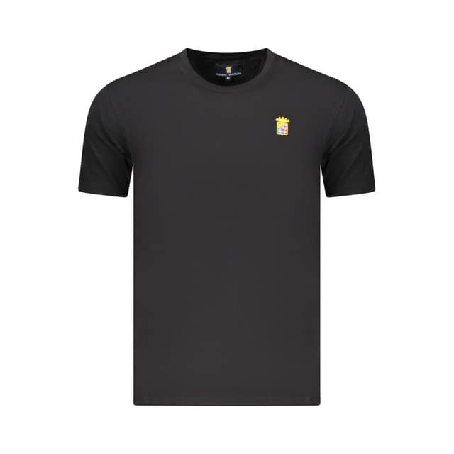 Black Cotton Men's T-Shirt
