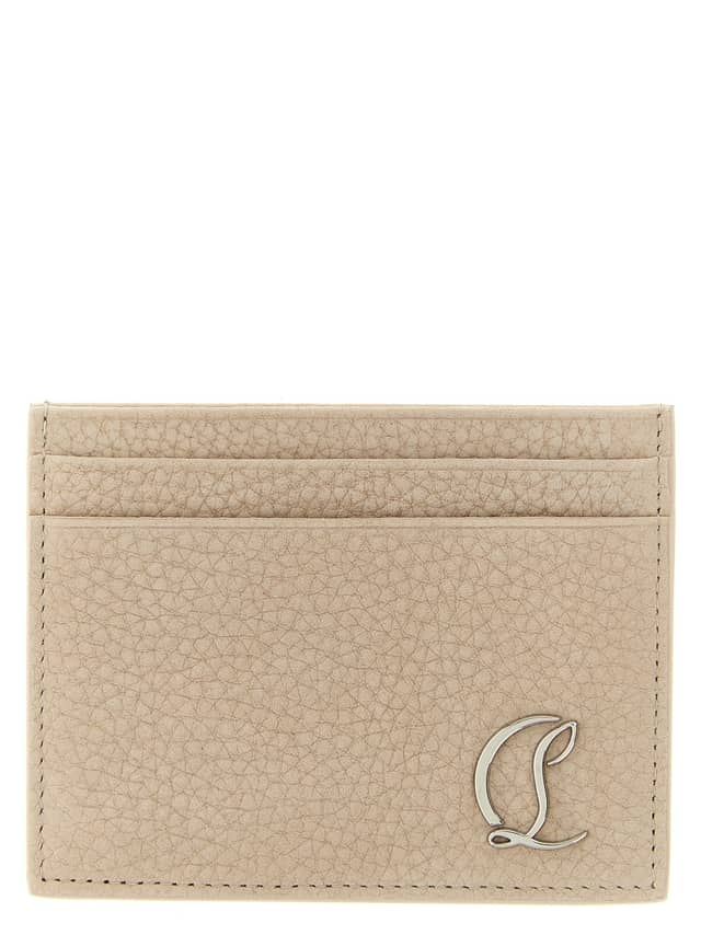 Beige Calfskin Cardholder