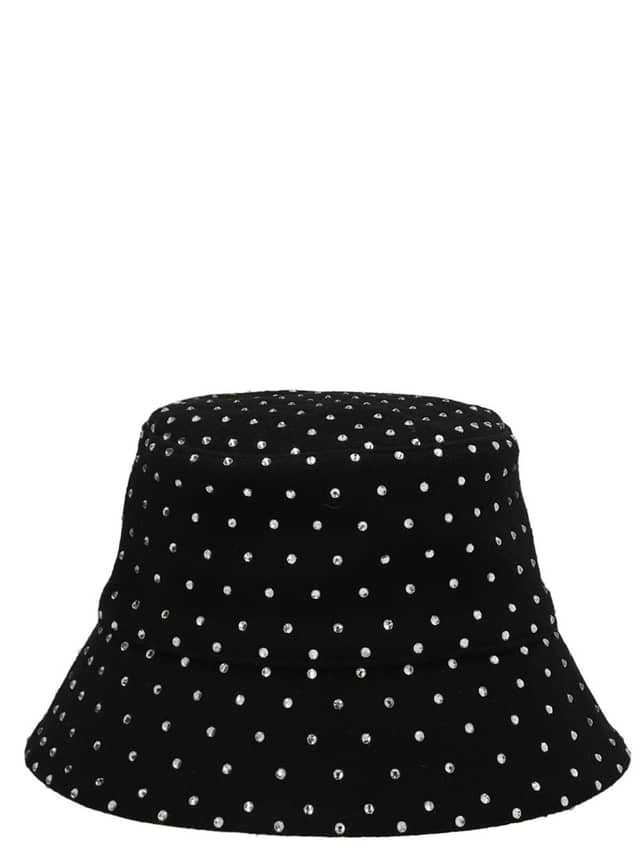 Black Wool Bucket Hat