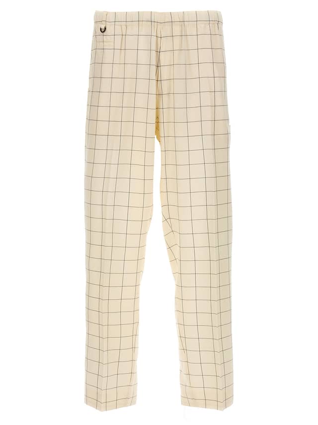 Bicolor Rayon Casual Pants