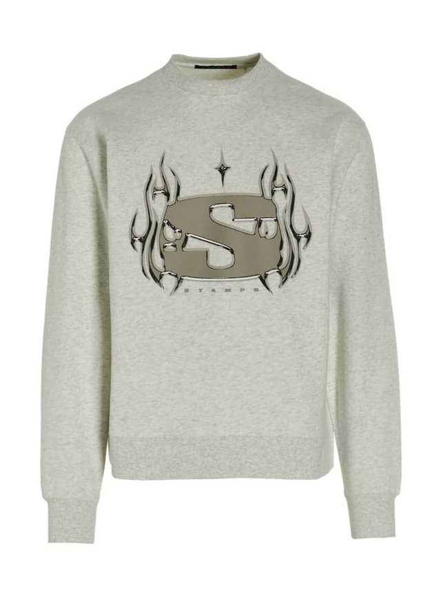 Gray Cotton Sweatshirt