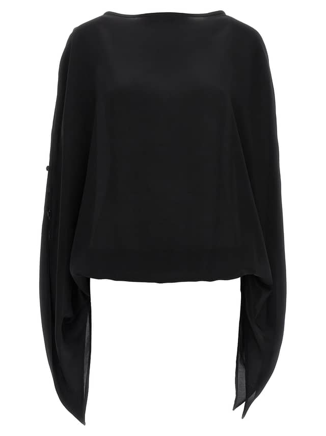 Black Silk Blouse