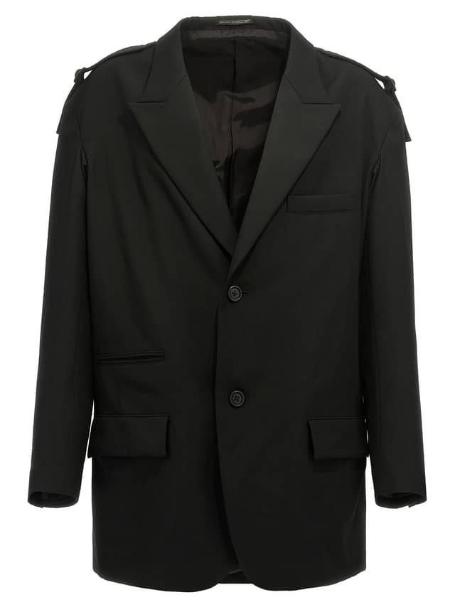 Black Wool Blazer