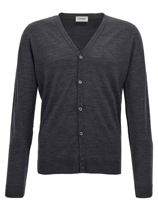 Gray Wool Cardigan