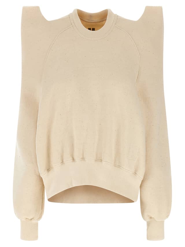 Beige Cotton Sweatshirt