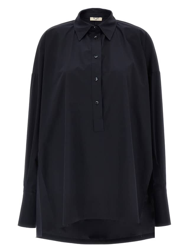 Blue Cotton Blouse