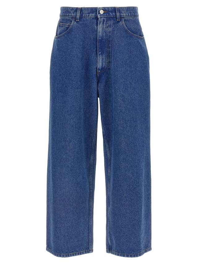 Blue Cotton Jeans Denim