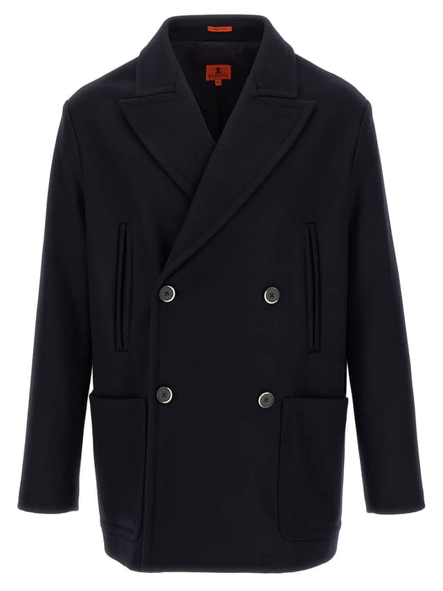 Blue Wool Coat