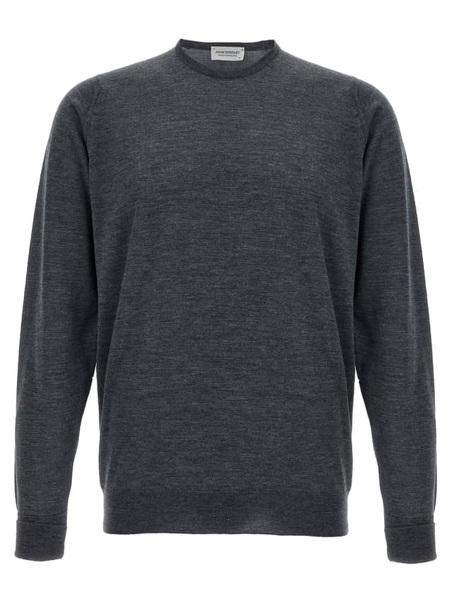 Gray Merino Wool Cardigan