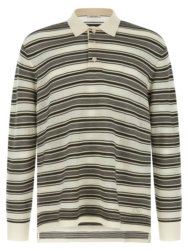 Multicolor Wool Polo Shirt