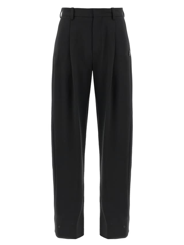 Black Polyester Dress Pants