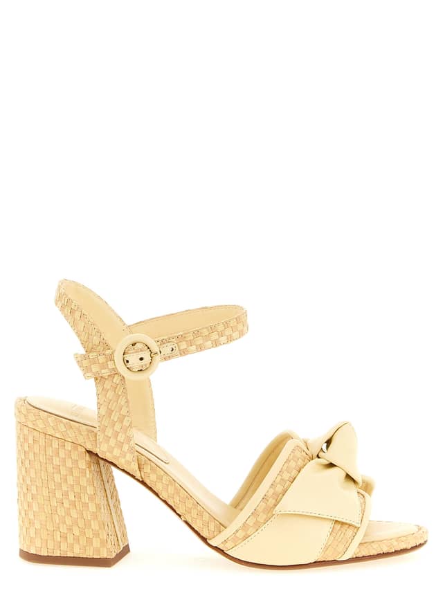 Multicolor Cowhide Platform Sandals