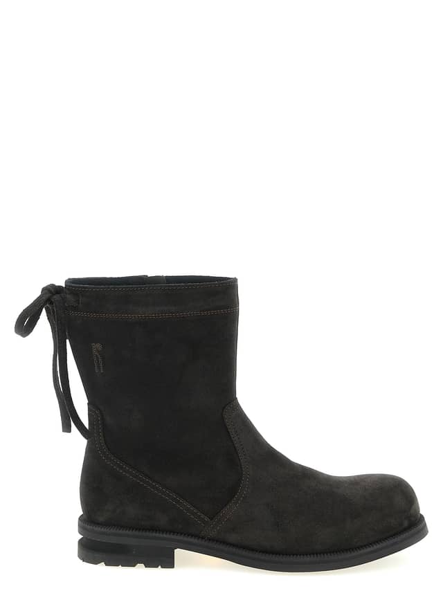 Brown Calfskin Ankle Boots