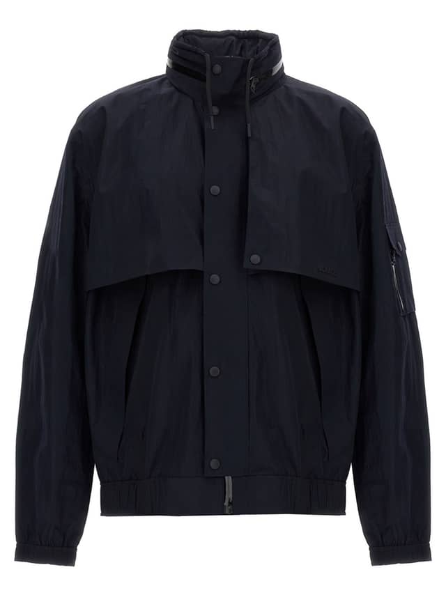 Blue Polyamide Shell Jacket