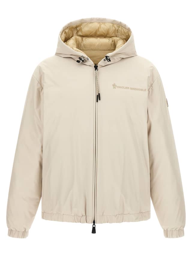 Beige Polyamide Shell Jacket