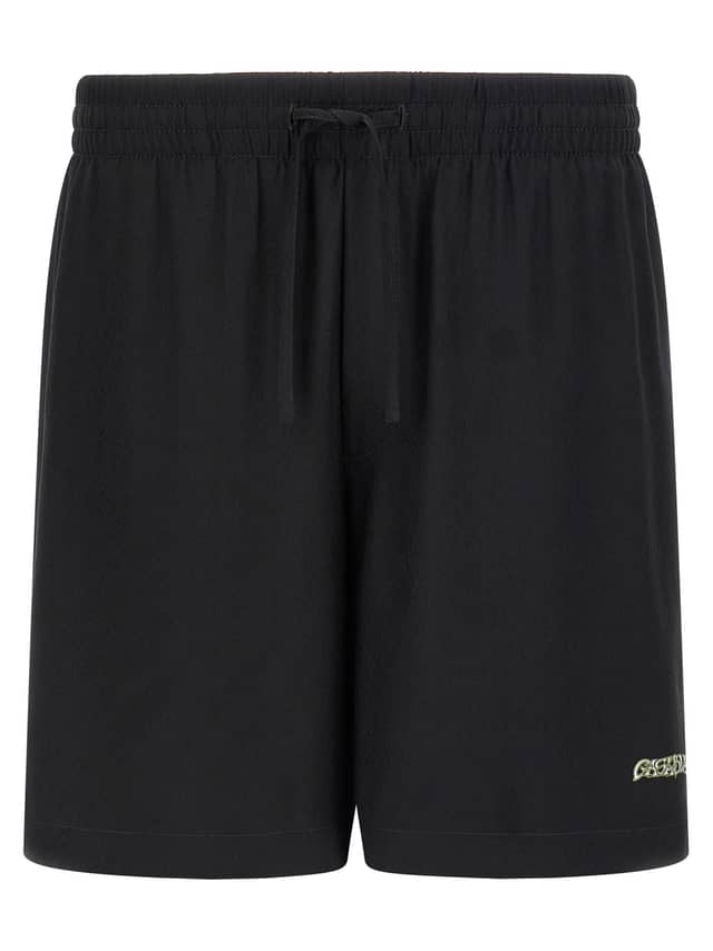 Black Silk Bermuda Shorts