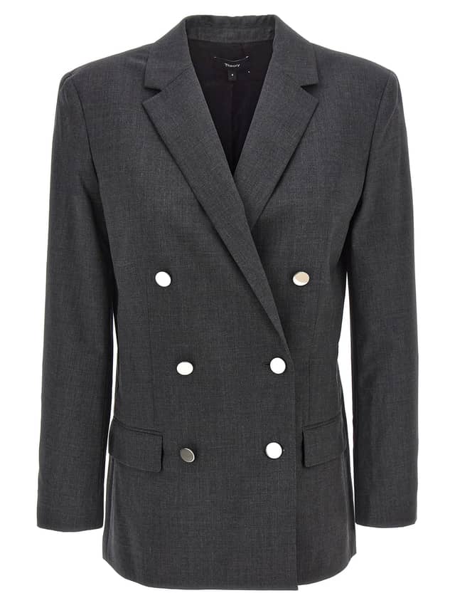 Gray Wool Blazer