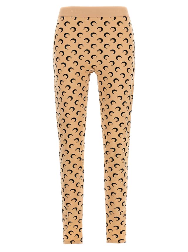 Beige Polyamide Leggings