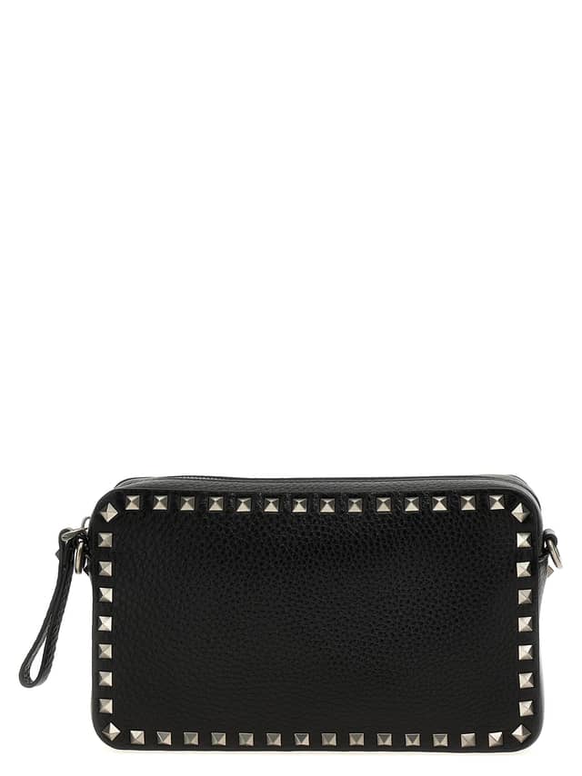 Black Calfskin Crossbody Bag