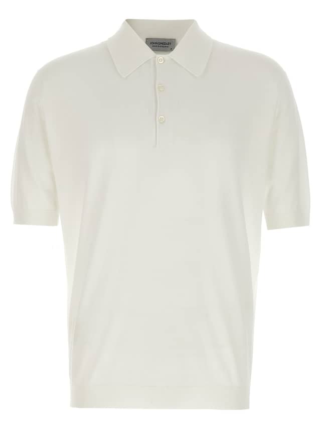 White Cotton Polo Shirt