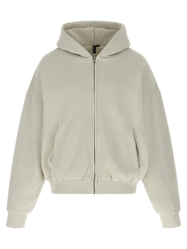 White Cotton Sweatshirt