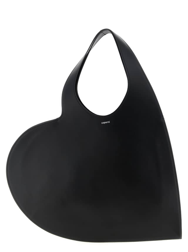 Black Cowhide Shoulder Bag