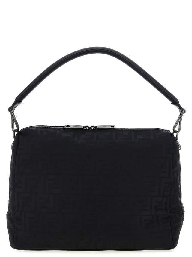 Black Polyamide Shoulder Bag