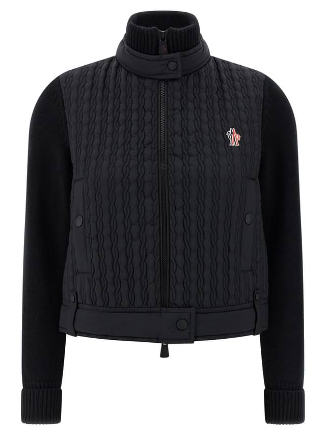 Black Polyamide Cardigan