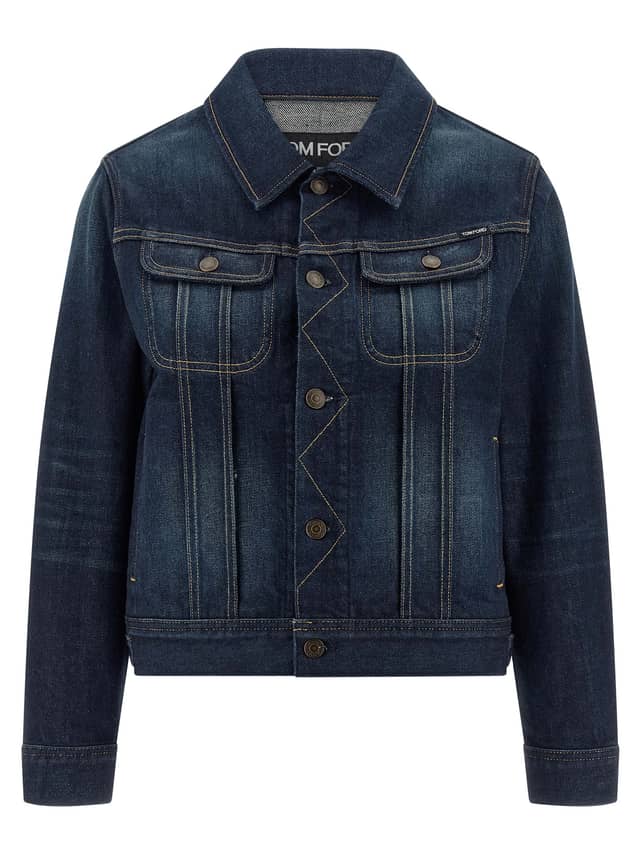 Blue Cotton Denim Jacket