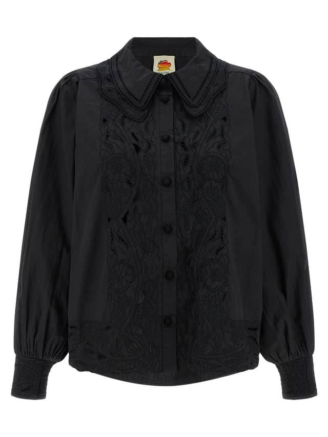 Black Cotton Blouse