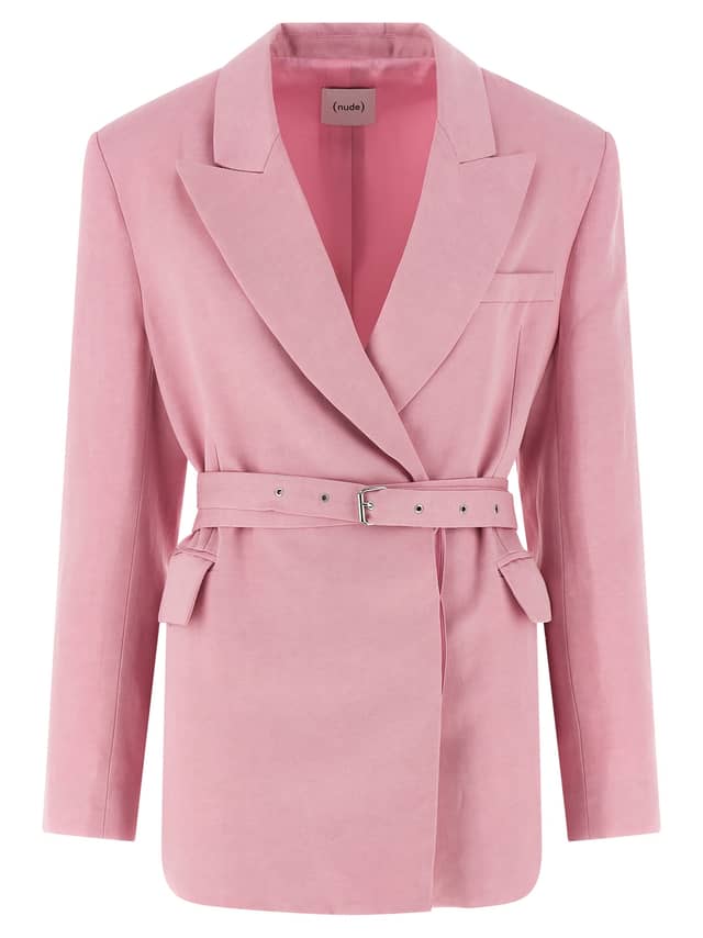 Multicolor Linen Blazer