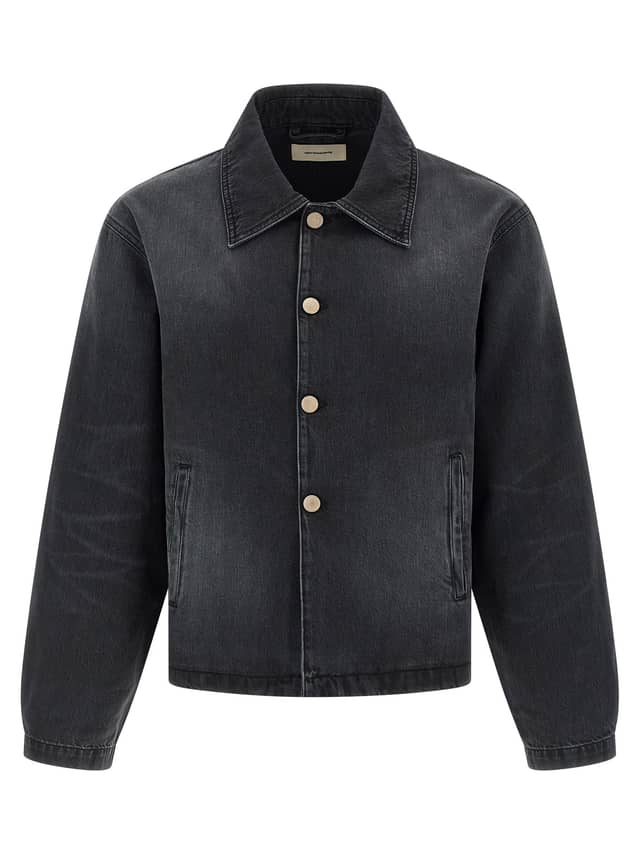 Black Organic Cotton Denim Jacket