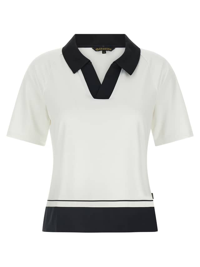 Bicolor Polyester Polo Shirt