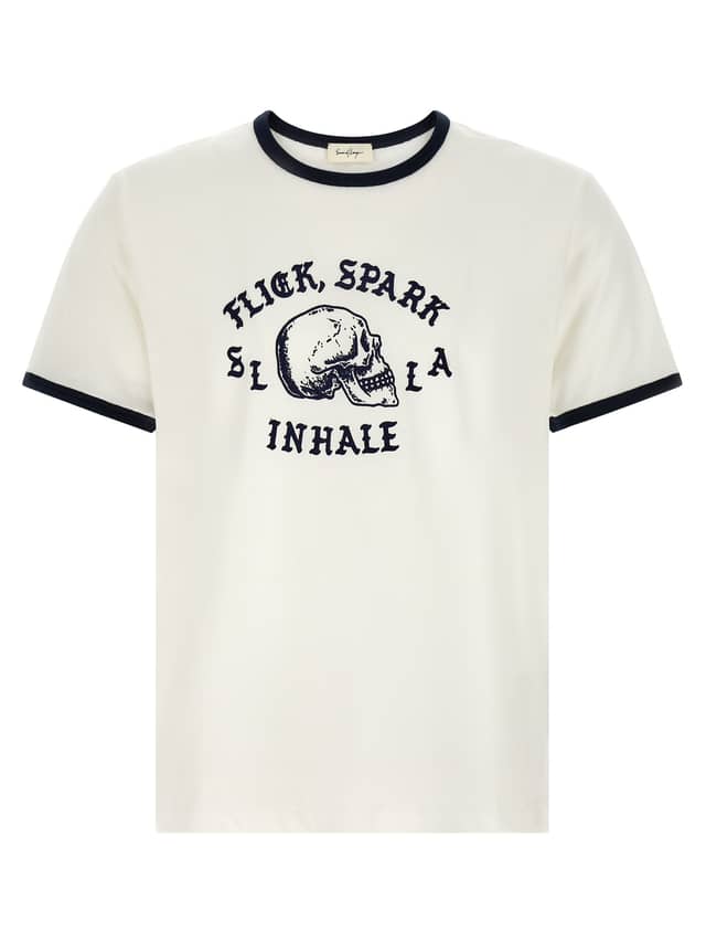Bicolor Cotton T-Shirt