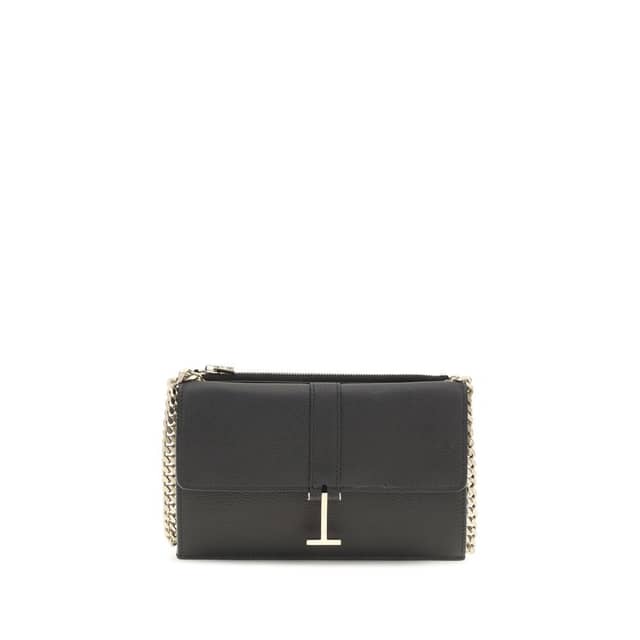 Black Calf Leather Bos Taurus Shoulder Bag