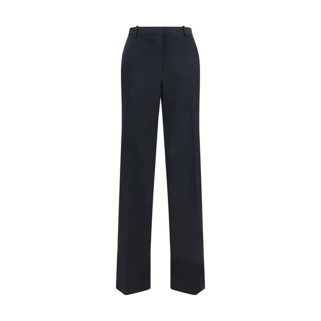 Black Wool Oves Aries Casual Pants