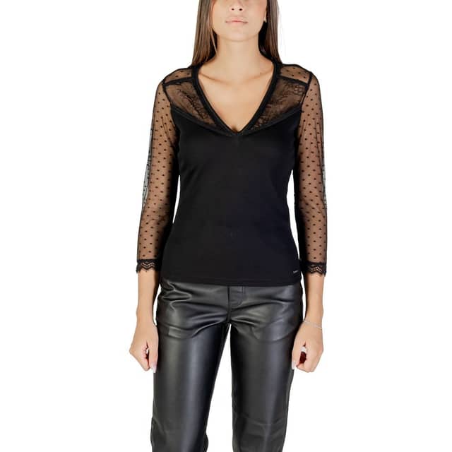 Black Polyester Blouse