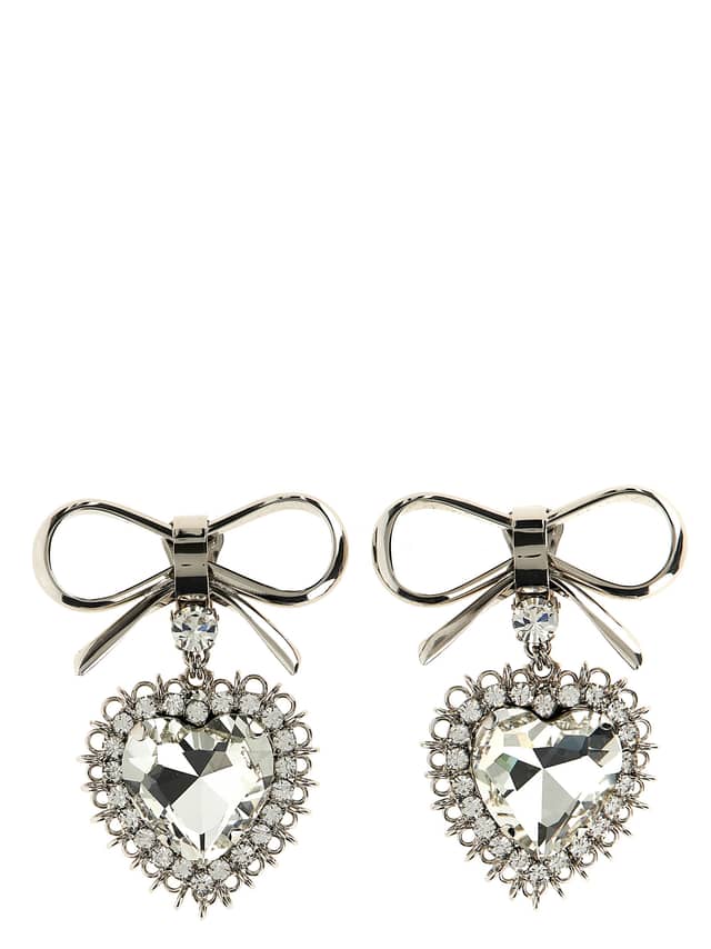 Silver Glass Earrings