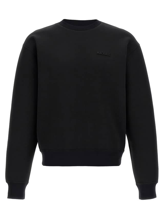 Black Cotton Sweatshirt