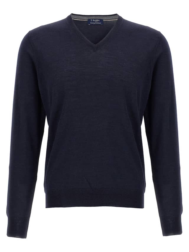 Blue Wool Cardigan