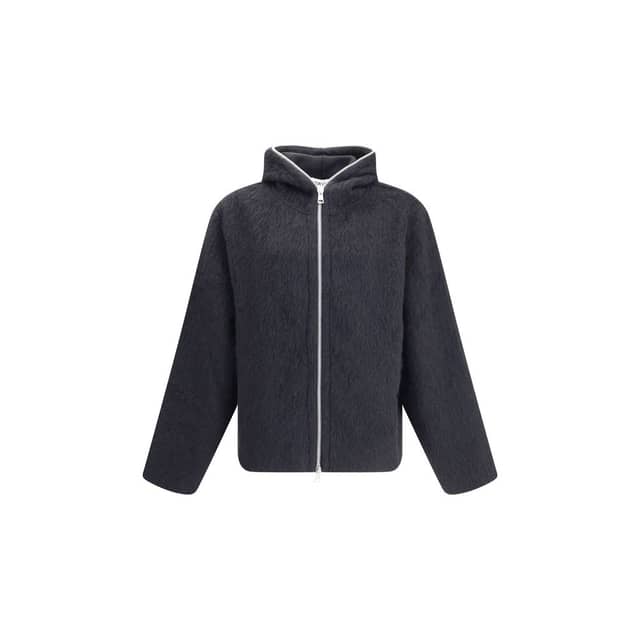 Black Wool Oves Aries Full-Length Jacket