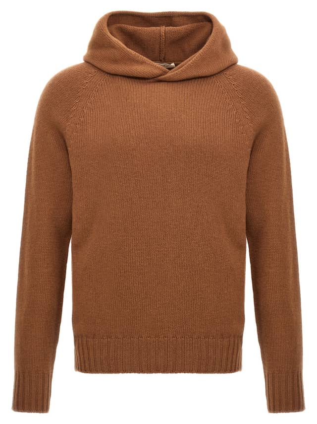 Brown Wool Cardigan